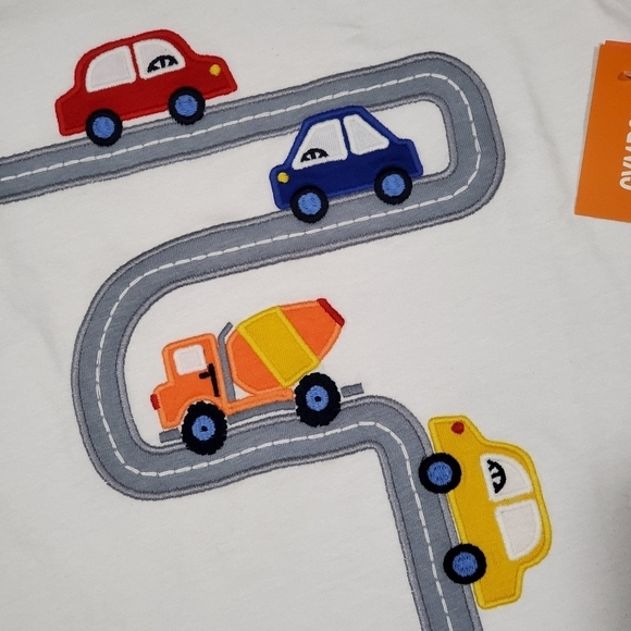 Gymboree Embroidered T-Shirts Transportation Vehicles Travel Adventures T-Shirts - Picture 8 of 12